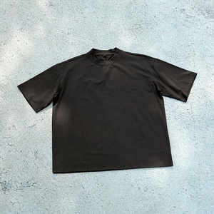 เสื้อยืดผู้ชายผ้าฝ้ายคุณภาพสูง 100% ทรงโอเวอร์ไซส์ พิมพ์ลายตามสั่ง เนื้อผ้าหนา แบบเรียบ - Product Image 6