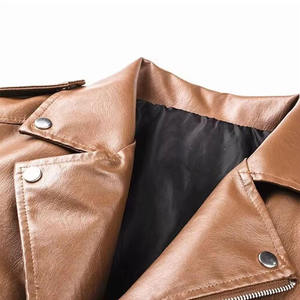 Men's Black Leather Biker <b>Jacket</b> Slim Fit Motorcycle Moto <b>Jacket</b> <b>Zip</b> <b>Up</b> Casual Outerwear windproof breathable premium quality - Product Image 2