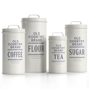 Metal <b>Storage</b> <b>Containers</b> Set Rectangle Shape Airtight Clip-On Lids Freshness Preservation <b>Kitchen</b> Use Minimalist Design - Product Image 6
