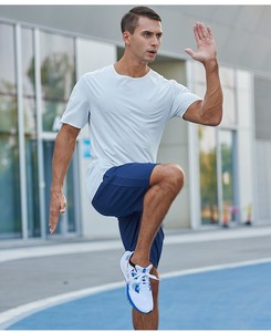 เสื้อยืดคอกลมทรงปกติ น้ำหนักเบา ไร้ตะเข็บ แขนสั้น สำหรับเล่นกีฬา วิ่ง ผ้าฝ้าย 100% ลายตัวอักษร แห้งเร็ว ระบายอากาศได้ดี - Product Image 2