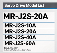Amplificateur de servomoteur AC MR-J2S-20A MR-J2S-10A MR-J2S-40A MR-J2S-60A, pièces de rechange pour servomoteur d'automatisation industrielle