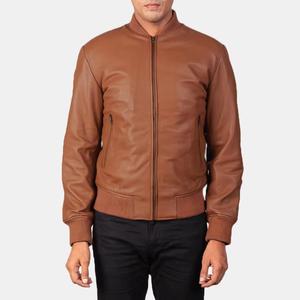 Fashionable Casual <b>Leather</b> <b>Jacket</b> for Men's <b>Winter</b> Wear with Good Quality Material OEM Custom Service - Product Image 4