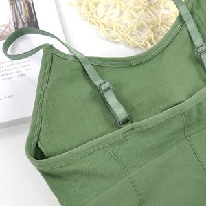 Soutien-gorge de sport sans couture de haute qualité, couleur unie, respirant, pour yoga, fitness, course à pied, effet push-up, pour femmes - Vente flash - Product Image 5