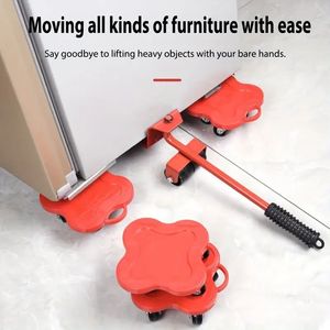 Ruota Girevole a 360 Gradi per Mobili, Capacità 881 Libbre Kit Sollevatore per Mobili con Ruote Girevoli a 360 Gradi, Carrello per Trasporto Mobili - Product Image 2