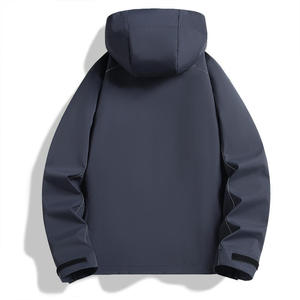 Fabricant OEM – Veste coupe-vent et imperméable unisexe pour l'hiver, 10 000 mm, en softshell polaire chauffant avec fermeture éclair, grandes tailles - Product Image 3