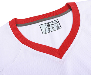 V Neck Soccer Jersey Elite Sports Football Kit Breathable Quick Dry Fabric Custom Team Uniform For Players - Product Image 3