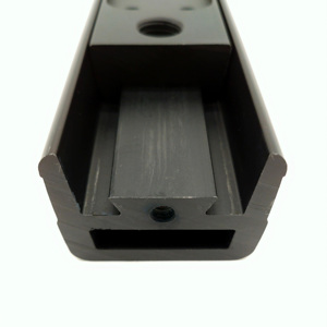 ชุด6000สำหรับอุตสาหกรรมท่ออลูมิเนียมอัลลอยด์อลูมิเนียมสี่เหลี่ยมสีดำตามสั่ง - Product Image 3