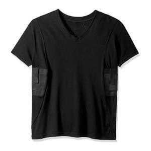 T-shirt pour homme avec étui dissimulé pour arme à feu - 100% coton, séchage rapide, streetwear, manches courtes, col rond, coupe classique, imprimé en sérigraphie - Product Image 5