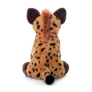 Muñeco de Peluche de Hiena Manchada Realista Relleno de Algodón, Juguete Educativo Ideal para Niños, Hiena de Peluche Marrón - Product Image 3
