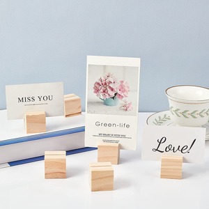 FAIZA CRAFT Porte-cartes en bois Art Déco fait main, étui durable pour cartes de crédit, de débit et d'identité, décoration et accessoire de bureau artisanal - Product Image 1