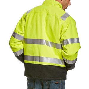 ชุดทำงานสะท้อนแสง LED สำหรับคนงานริมถนน ชุดป้องกันความปลอดภัยสำหรับงานก่อสร้างคลังสินค้า ชุดทำงานหนัก Class 2 - Product Image 2