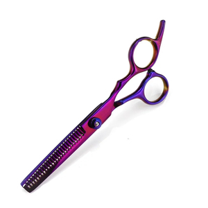 Ciseaux à cheveux de haute qualité, ciseaux professionnels pour texturiser les cheveux, ciseaux de barbier en acier inoxydable, outil de coupe pour salon - Product Image 1