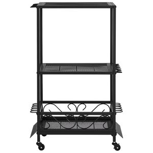 Organizzatore Mobile per Interni/Garage, Porta Canne da Pesca con 10 Aste, Supporto per Attrezzatura da Pesca in Plastica Resistente con Ruote Facili da Spostare - Product Image 1