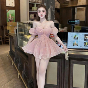 Robe longue en soie pour femme, style princesse sexy, à manches courtes, lavable, simple, naturelle, décontractée, formelle, élégante et confortable pour diverses occasions - Product Image 4