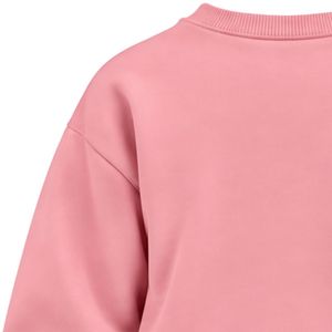 เสื้อสเวตเชิ้ตผู้หญิงแบบสบายๆ ผ้าริบถัก แขนยาว คอกลม สวมใส่สบาย ทรงหลวม นุ่ม อุ่น สไตล์สตรีทแฟชั่น - Product Image 5
