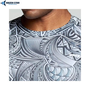 Custom Logo Long Sleeve Rash Guard Men Quick Dry Anti-UV Swimming Surf Shirt Wholesale - Product Image 3
