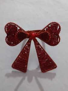 Handmade Beaded Napkin Ring Floral Beaded <b>Table</b> <b>Decor</b> <b>Wedding</b> Napkin Holder Dining <b>Table</b> Accessory - Product Image 5