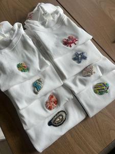 Top de tirantes con cuentas para niñas y mujeres, camiseta sin mangas de algodón acanalado para bebés, chaleco sin mangas con bordado de pez, ropa de verano para bebés - Product Image 4