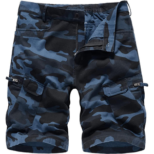 Pantalones Cortos de Caza para Hombre con Cierre de Cremallera, Diseño Cargo, Secado Rápido, Transpirables, Ligeros, Multibolsillos, 100% Algodón - Product Image 1