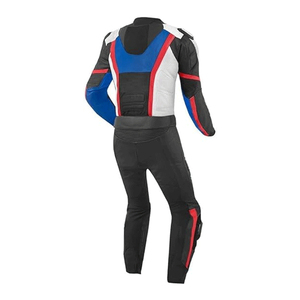 Combinaison de moto d'hiver en cuir imprimé, deux pièces, équipement de protection pour moto, imperméable, coupe-vent, écologique, vente en gros - Product Image 4