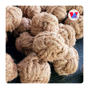 Pelota Masticable de Fibra de Coco de Alta Calidad al por Mayor, Juguete Sostenible para Mascotas, Esfera de Cáscara de Coco, Suministros para Tiendas de Mascotas, Cuidado Dental, Pelota Molar - Product Image 2