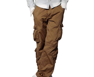 Wholesale Men's <b>Tactical</b> Cargo <b>Pants</b> Canvas Eco-Friendly Quick Dry Breathable <b>Waterproof</b> Casual Straight Custom Logo Option High - Product Image 4