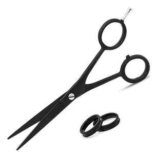 Tijeras de Barbero Profesionales de Alta Calidad, Acero Inoxidable 6CR13 de Pakistán, Mango de Cerámica, Tijeras para Cortar Cabello de Grado A+ - Product Image 1