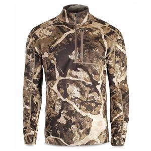 Men's Performance Camouflage Hunting <b>Base</b> <b>Layer</b> Thermal 1/4 Zip Breathable Camo Outdoor Fleece Underwear <b>Long</b> <b>Sleeve</b> Shirt Top - Product Image 1