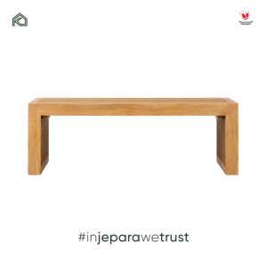 Banco de Jardín Moderno de Madera de Teca Sólida, sin Respaldo, con Listones, para Patio, Hotel, Resort, Villa, Muebles para el Borde de la Piscina - Product Image 3