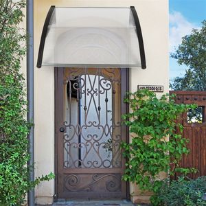 จัดส่งฟรี ผ้าคลุมกันฝนสำหรับประตูและหน้าต่างบ้าน ขนาด 100 x 80 ซม. สีขาวและสีดำ พร้อมขายึด YJ สำหรับกันสาด ศาลา และเพอร์โกลา - Product Image 1