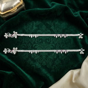 DIVYORO ROYAL CHIME SILVER PAYAL - Product Image 4