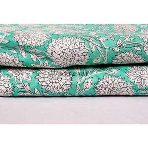 Tissu en coton tricoté de qualité supérieure, 100% coton biologique, tissu imprimé pour vêtements d'été, confection de robes - Product Image 1