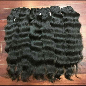 Extensions de cheveux vierges de qualité Remy à ondulation naturelle indienne, double trame machine, 100g, cheveux de temple pour toutes les couleurs - Product Image 4