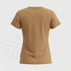 T-shirts pour femmes en coton respirant personnalisés, à manches courtes, confortables, de haute qualité, mode estivale, vêtements décontractés, nouveau style - Product Image 2