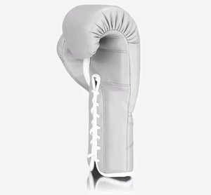 Gants de boxe professionnels de haute qualité 2026 avec logo personnalisé, fermeture à lacets repliables, en PU, pour entraînement MMA et Sanda, faible MOQ - Product Image 6