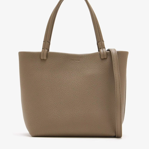 Sac fourre-tout en cuir véritable de qualité supérieure pour femmes, élégant, marron, avec fermeture éclair, durable, léger, bandoulière réglable, élégant, grande capacité - Product Image 1
