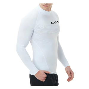 เสื้อรัดกล้ามเนื้อแบบสวมใส่สบาย ระบายอากาศได้ดี แขนยาว น้ำหนัก 220 กรัม พิมพ์ลายโลโก้ด้วยเทคนิค Heat-Transfer คุณภาพสูง รุ่นใหม่ล่าสุด สำหรับออกกำลังกายและฟิตเนส 男女兼用 - Product Image 3