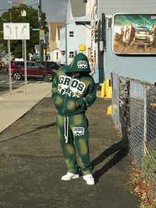 Ensemble survêtement personnalisé délavé Ensemble survêtement à capuche avec fermeture éclair Ensemble pantalon de survêtement et sweat à capuche évasés avec lavage à l'acide - Product Image 3