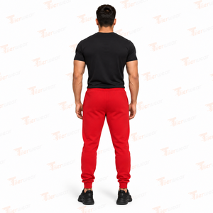 <b>Mens</b> Loose Fit <b>Jogger</b> <b>Pants</b> Streetwear Oversized Heavy Cotton Fleece Relaxed Casual Sweatpants Elastic Waist Long <b>Pants</b> Loose - Product Image 4