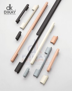 DIKAY Modern Bar Shape Cabinet Handles Aluminum Minimalist Design Kitchen <b>Drawer</b> Wardrobe Hardware Durable - Product Image 1