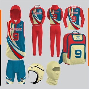 Ensemble de maillots de football personnalisés pour hommes adultes, 100% polyester, imprimé par sublimation, manches courtes, nom de l'équipe/nombres/nom du joueur - Product Image 1