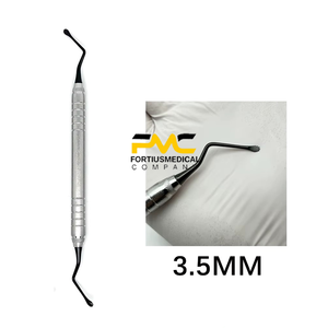 Espátula de doble filo para limpieza de dientes, herramienta dental restauradora con borde de sierra para una limpieza clínica eficiente - Product Image 3