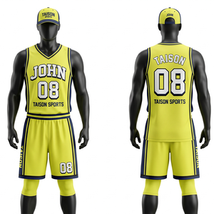 Maillot de basket-ball en maille polyester premium 240 GSM avec panneau latéral noir pêche, logo brodé par sublimation - Product Image 2