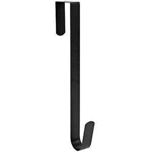 Gancio per Ghirlanda da Porta in Acciaio Robusto da 15 Pollici, Appendi-Ghirlanda Nero da Appendere Sopra la Porta d'Ingresso - Product Image 2