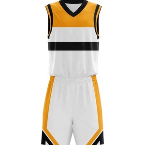 Maillot de basketball en polyester 180 GSM doux au toucher, respirant, uniformes d'équipe, logo personnalisé imprimé, protection UV, évacuation de l'humidité - Product Image 3