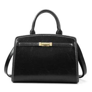 Sac messager pour femme en cuir véritable fait main, rétro, bandoulière, fermeture éclair sécurisée, motif losanges, logo, durable, décontracté, voyage - Product Image 2