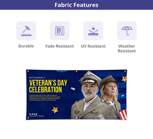 Lona de malla de vinilo impresa personalizada para publicidad exterior, pancarta flexible de PVC con ojales, resistente al viento y a los rayos UV. - Product Image 3