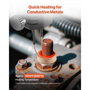 10 pz. Kit Bobina a Induzione Magnetica per Mini Riscaldatore, Induttore a Lunga Durata, Accessori Termici per Tubi di Scarico - Product Image 4