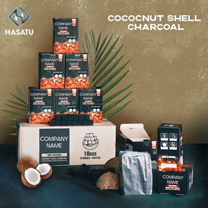 Cubos de Carbón para Hookah/Shisha de Coco sin Chispas, 25mm 26mm 27mm, con un 2.5% o menos de ceniza, Combustión Limpia y Duradera - Product Image 3