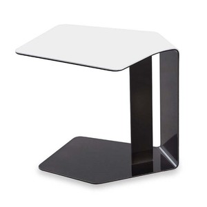 Mesa de Centro Minimalista en Forma de C, de Metal Resistente, Diseño Delgado, Mueble para Sala de Estar, para Uso Doméstico - Product Image 5